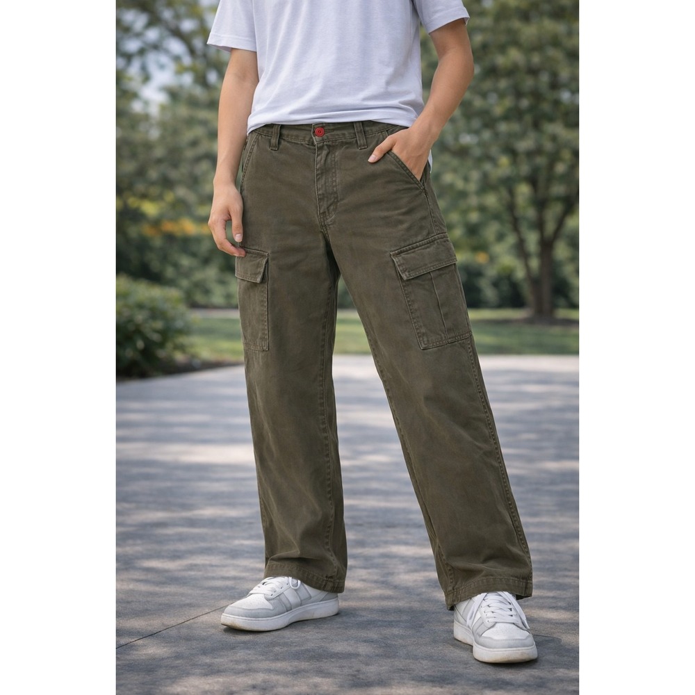 Levi's XX Cargo Mens Pants w Side Pockets 33x30 Straight Skater Streetwear
